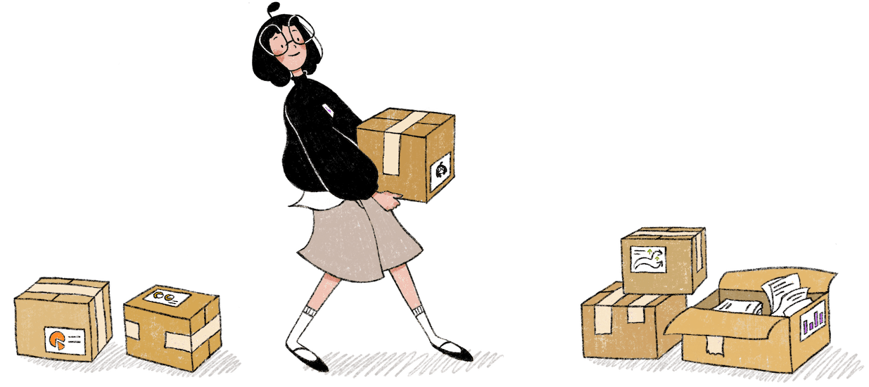 seline moving boxes